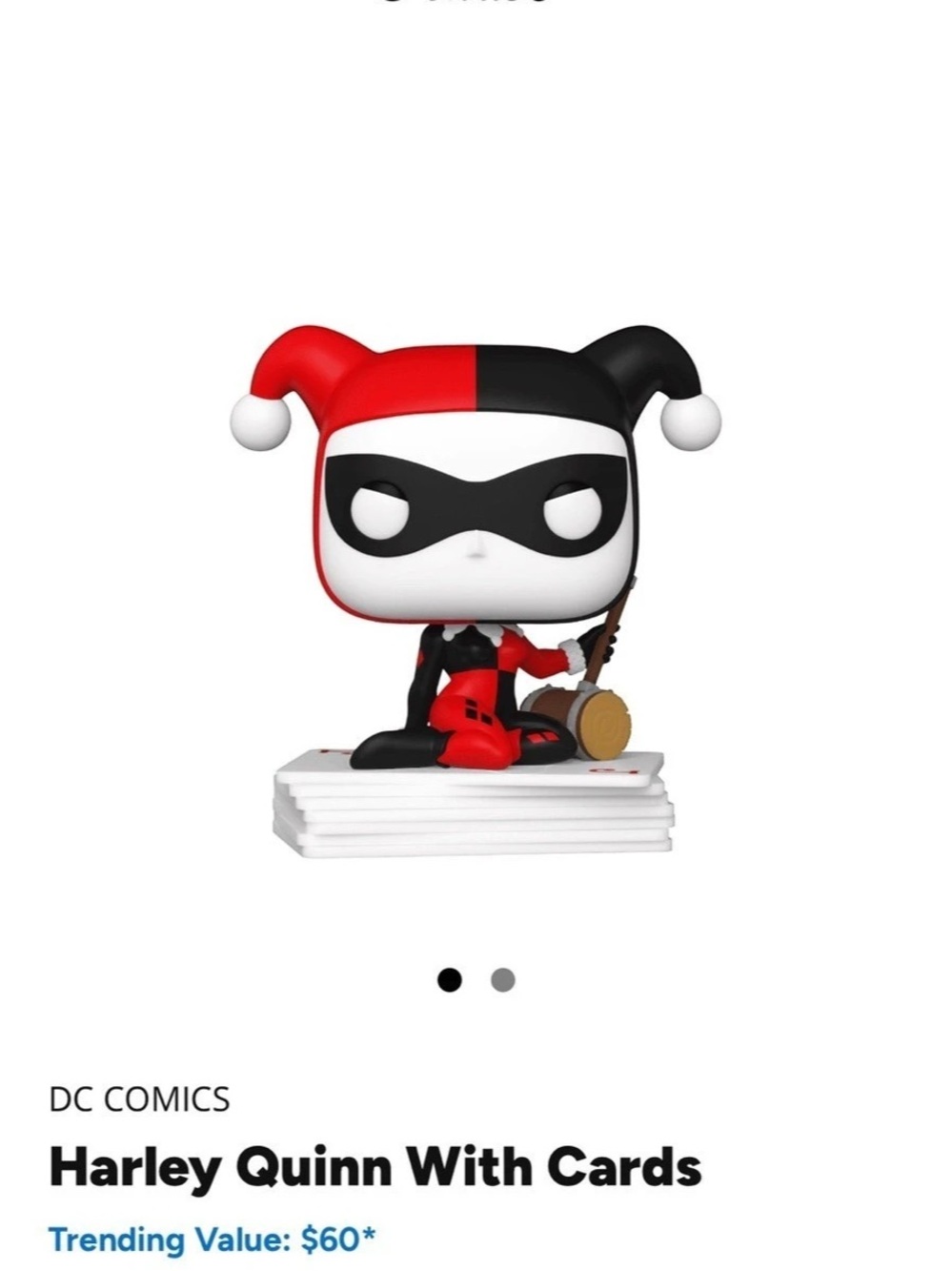 Funko Pop Harley Quinn with Cards #454 BRAND NEW